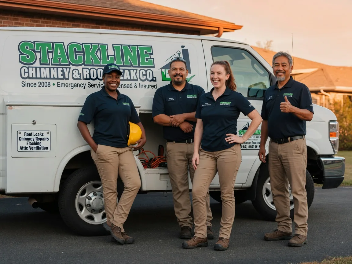 Chimney flashing repair company in Calvin, OK